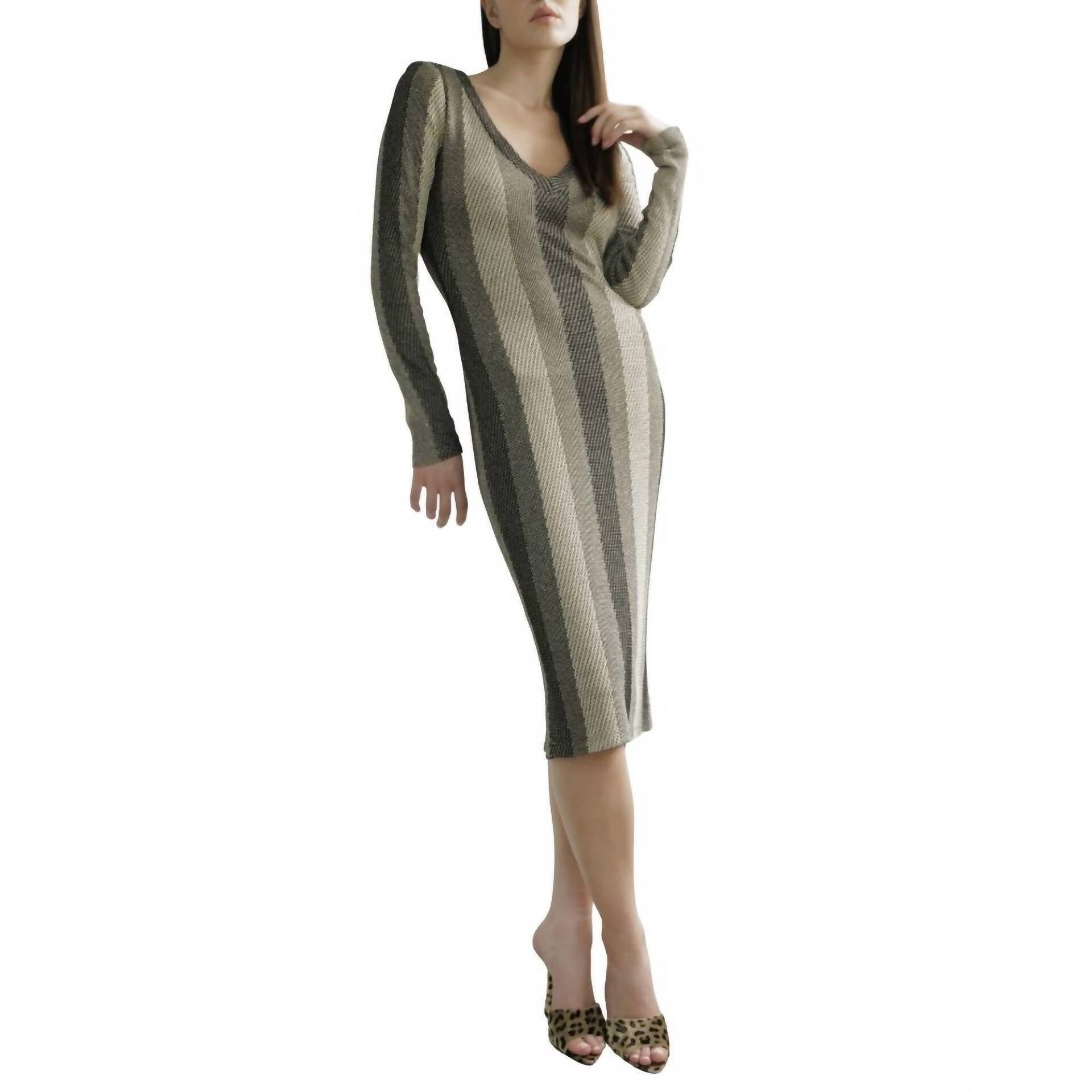 New Le Superbe 60's Kate Midi Dress In Moon Glow